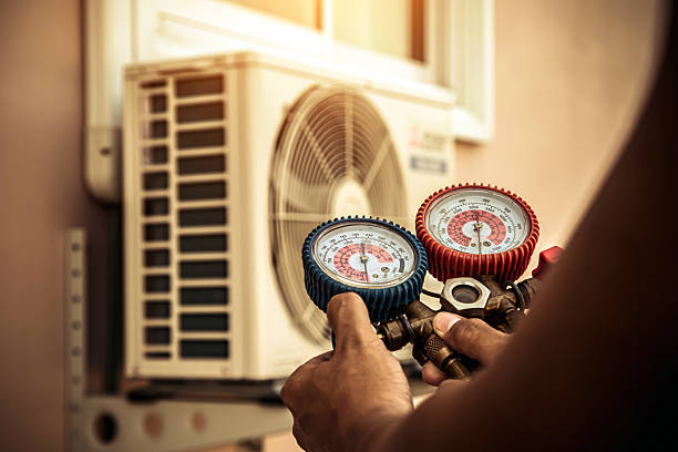 Professional Furnace Repair technician working in Wentworth, NC